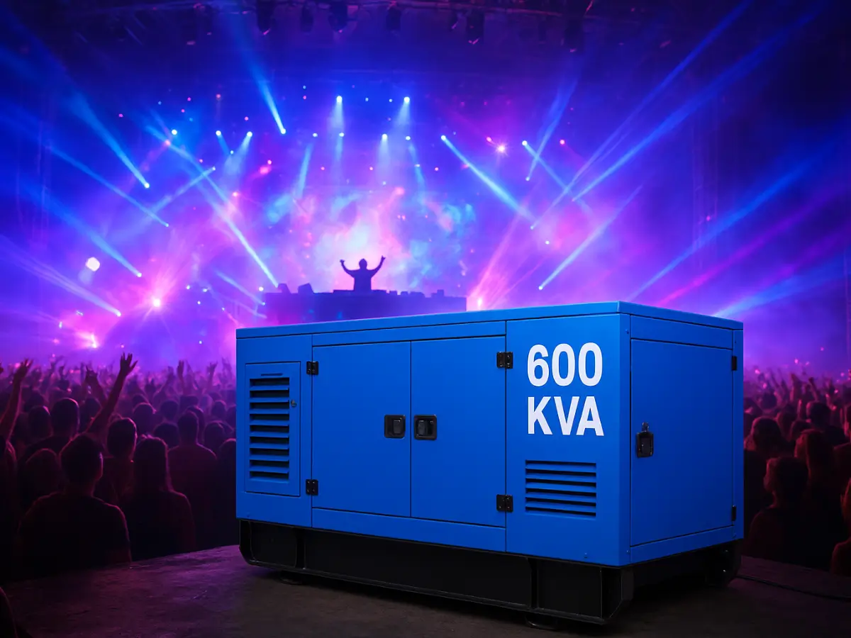 600 kva Event Generator Rental